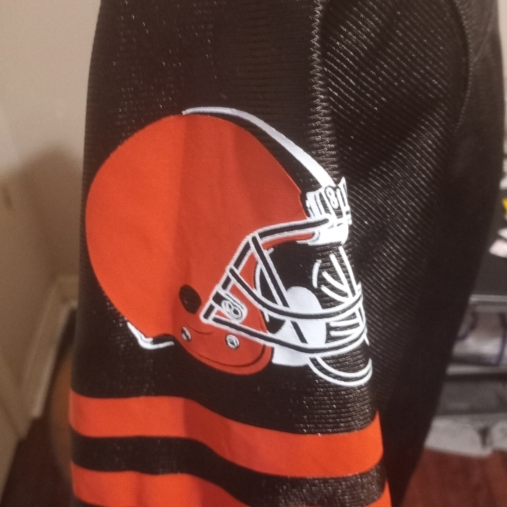 NFL Team Apparel Cleveland Browns Amari Cooper #2 Jersey Youth XL (16-18) Brown - Picture 4 of 11